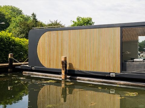 Houseboat Lemmer - Camping Friesische Seen