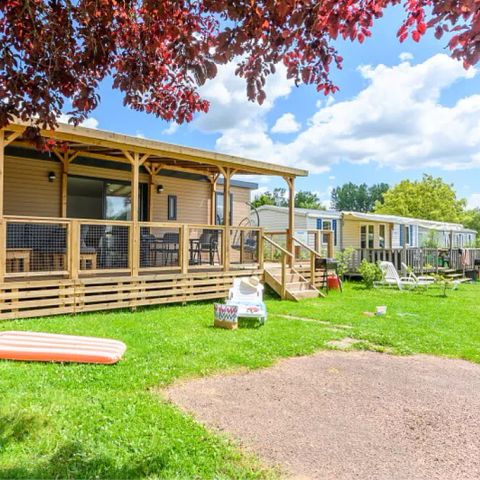 BUNGALOW 6 personnes - Ultimate Plus | 3 Ch. | 6 Pers. | Terrasse Lounge | 2 SDB | Clim. | TV