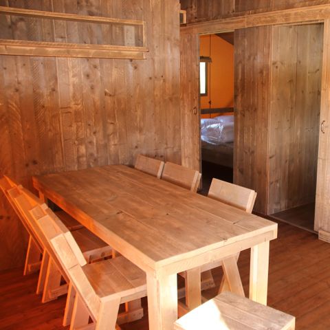 TENTE TOILE ET BOIS 5 personnes - Lodge Privilège Nature - 2 chambres