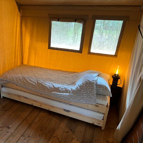 Tente en toile et en bois 4 personnes