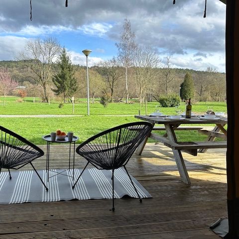 TENTE TOILE ET BOIS 6 personnes