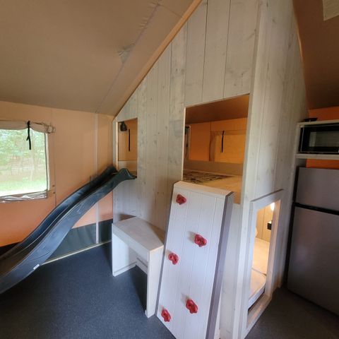 Tente en toile et en bois 7 personnes - Tente safari « Aap »