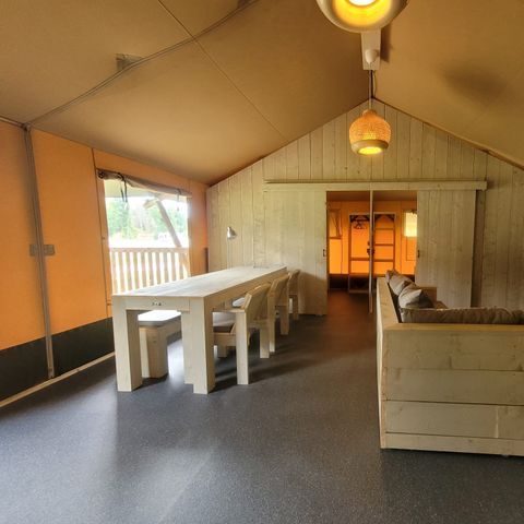 Tente en toile et en bois 7 personnes - Tente safari « Aap »