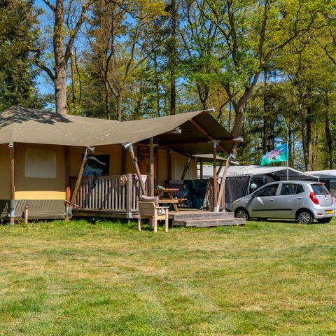 Tente en toile et en bois 7 personnes - Singe