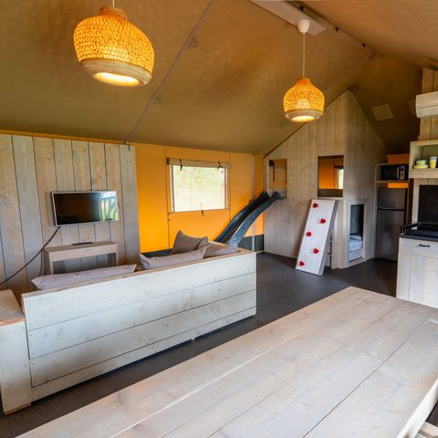 Tente en toile et en bois 7 personnes - Singe