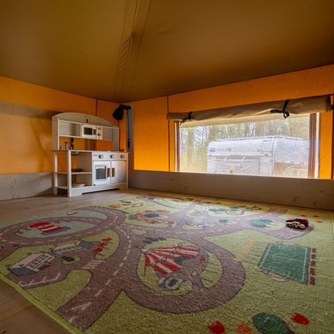 Tente en toile et en bois 7 personnes - Singe