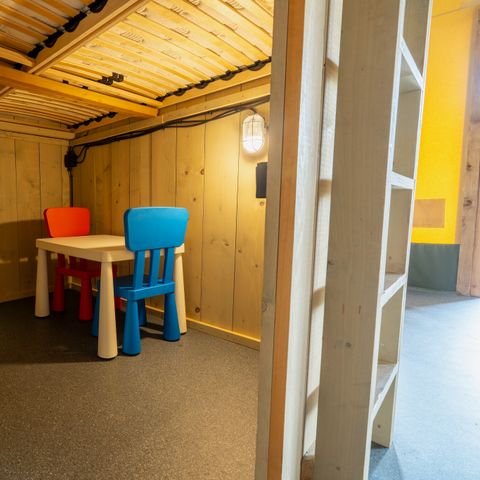 Tente en toile et en bois 6 personnes - Girafe