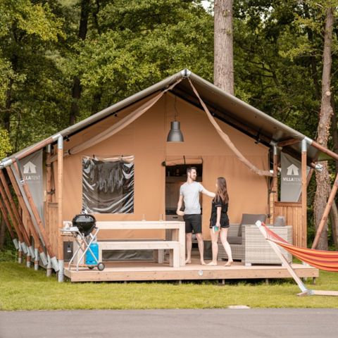 TENTE TOILE ET BOIS 6 personnes - Tente de camping