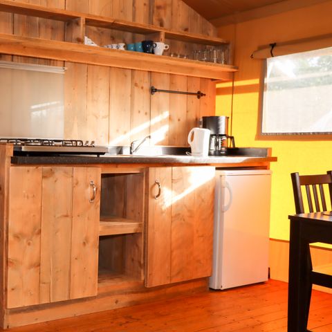 TENTE TOILE ET BOIS 7 personnes - Tente safari