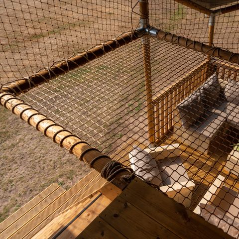 TENTE TOILE ET BOIS 7 personnes - Tente de camping