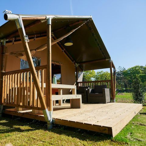 TENTE TOILE ET BOIS 6 personnes - Tente de camping