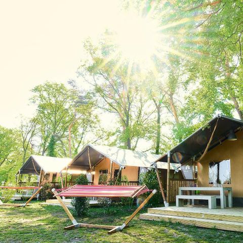 TENTE TOILE ET BOIS 6 personnes - Tente de camping