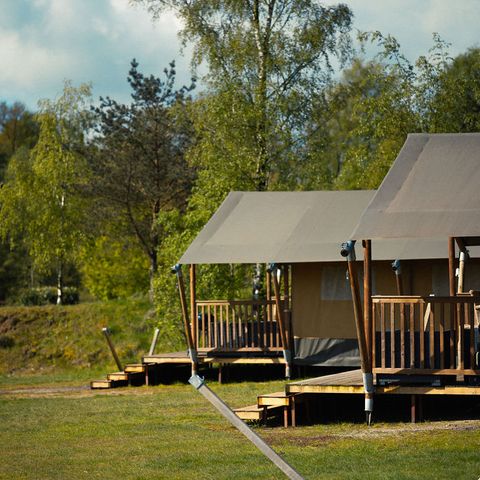 TENTE TOILE ET BOIS 6 personnes - Tente de camping