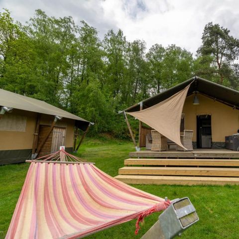 TENTE TOILE ET BOIS 5 personnes - Tente de camping