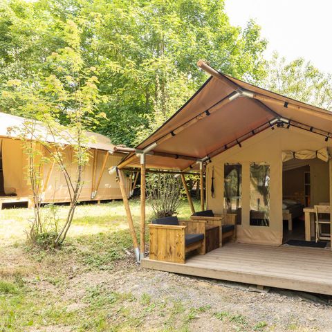 Tente en toile et en bois 4 personnes - Comet
