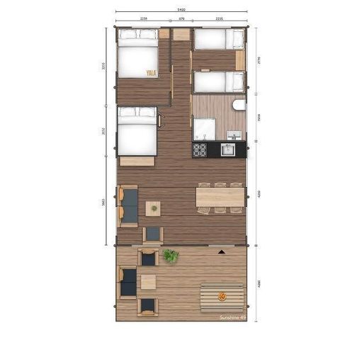 TENTE 7 personnes - Soleil 49