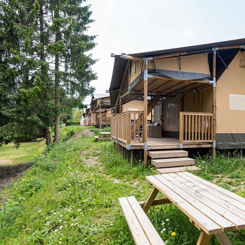 Tente en toile et en bois 8 personnes - Ranger Lodge