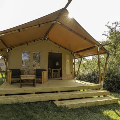 TENTE TOILE ET BOIS 5 personnes - Comète 27