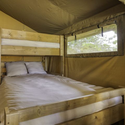 Tente en toile et en bois 5 personnes - Comète 27