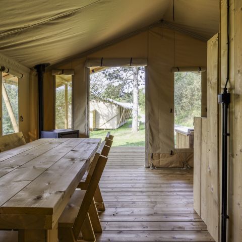 TENTE TOILE ET BOIS 5 personnes - Comète 27