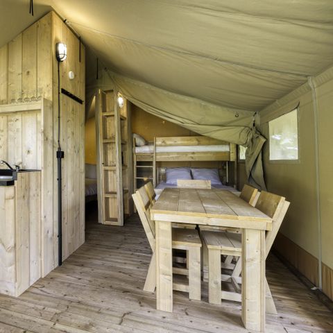 Tente en toile et en bois 5 personnes - Comète 27