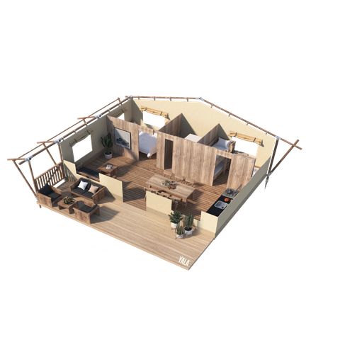 TENTE 5 personnes - Stardust 40 Family Lodge