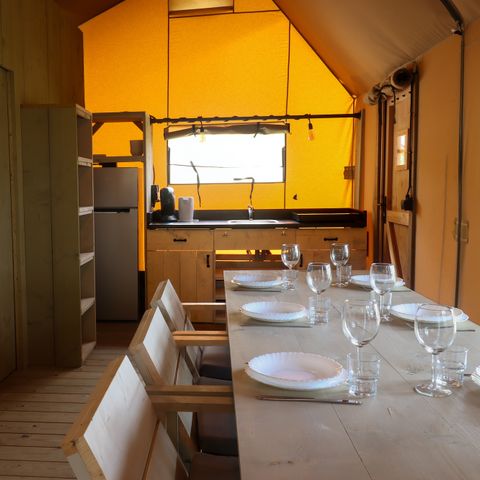Tente en toile et en bois 6 personnes - Ranger Lodge