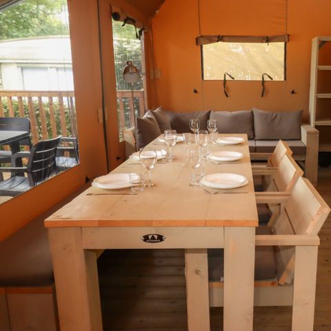 Tente en toile et en bois 6 personnes - Ranger Lodge