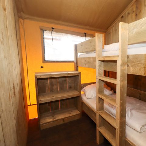 TENTE TOILE ET BOIS 8 personnes - Camping Liefrange - Tente Safari