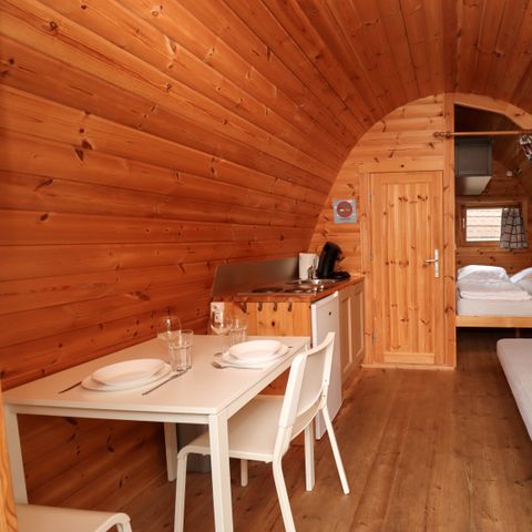 Hébergement 3 personnes - Cabane en rondins XL Pod