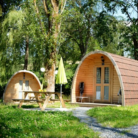 HÉBERGEMENT INSOLITE 3 personnes - Cabane en rondins XL Pod