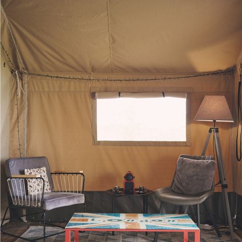 TENTE TOILE ET BOIS 5 personnes