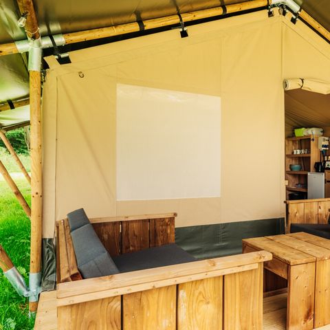 Tente en toile et en bois 4 personnes - Confort