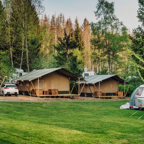 Tente en toile et en bois 4 personnes