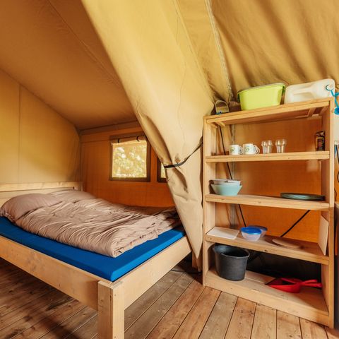 Tente en toile et en bois 6 personnes