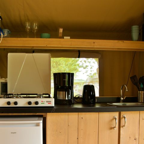 TENTE TOILE ET BOIS 6 personnes