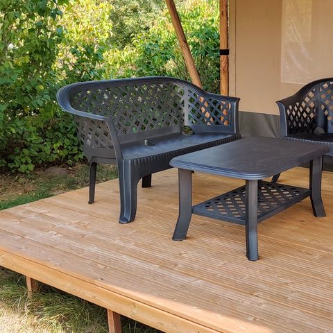 TENTE TOILE ET BOIS 4 personnes