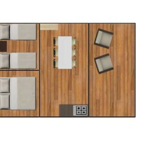 TENTE TOILE ET BOIS 6 personnes