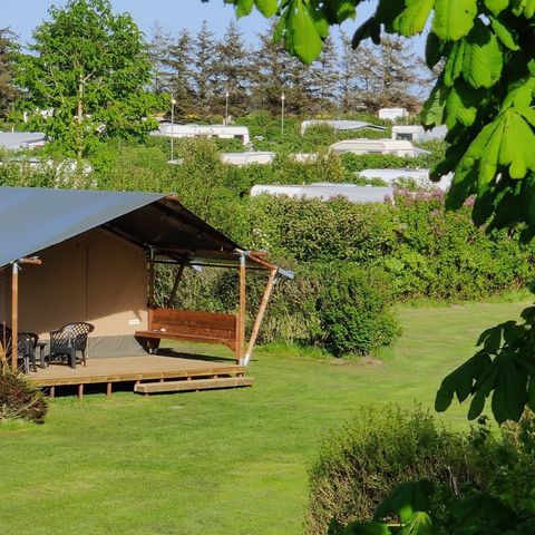 Tente en toile et en bois 4 personnes