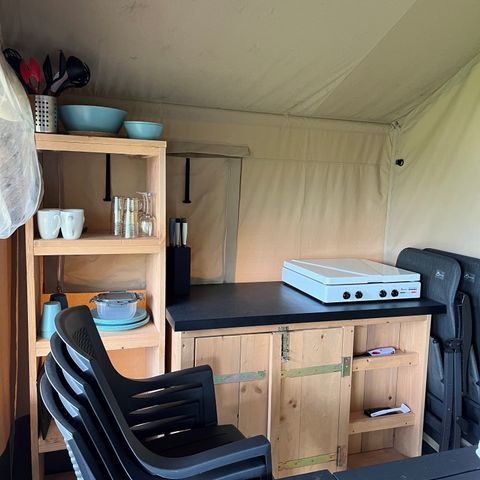 TENTE TOILE ET BOIS 4 personnes