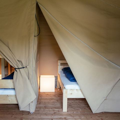 TENTE TOILE ET BOIS 6 personnes