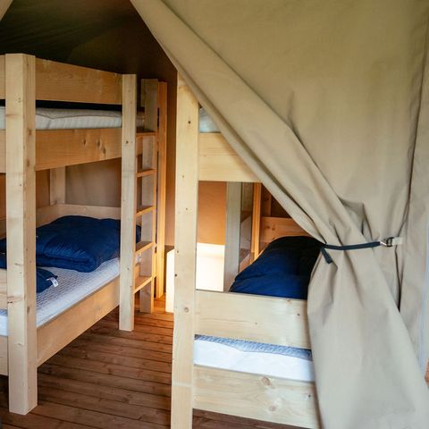 TENTE TOILE ET BOIS 6 personnes