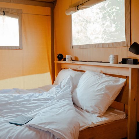 TENTE TOILE ET BOIS 4 personnes - Tente safari