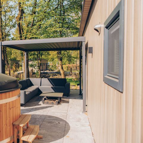 Lodge 5 personnes - Loevestein Deluxe avec jacuzzi