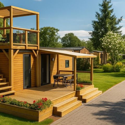BUNGALOW 6 personnes - Mobil home Prestige Plus vue mer - 3 Chambres - 32m²
