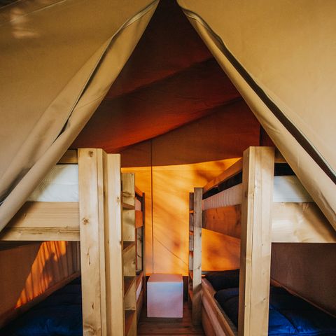 TENTE TOILE ET BOIS 6 personnes - (VALLEY)
