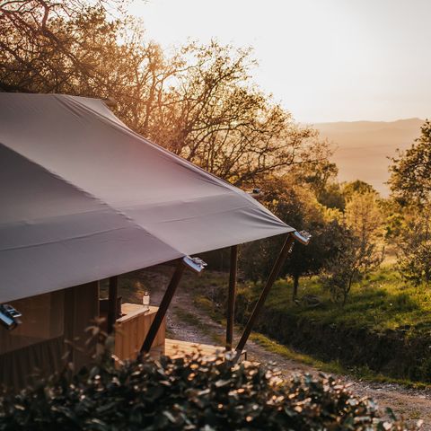 TENTE TOILE ET BOIS 6 personnes - (VALLEY)