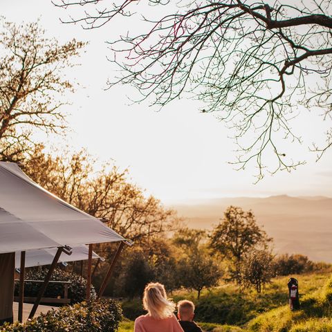 TENTE TOILE ET BOIS 6 personnes - Vallée