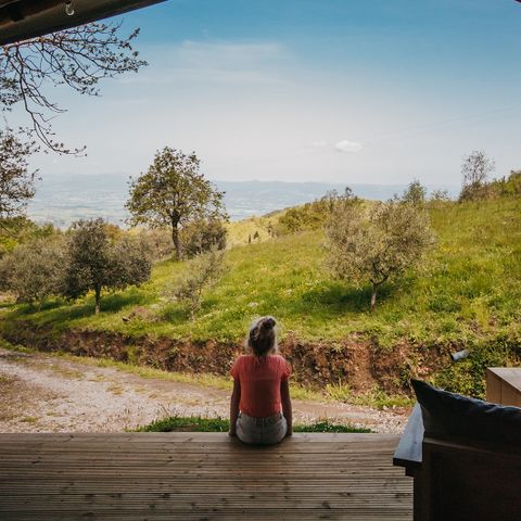 TENTE TOILE ET BOIS 6 personnes - Vallée