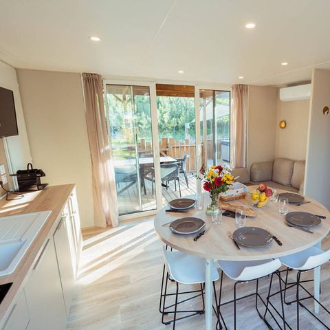 BUNGALOW 4 personnes - Exclusif - 2 chambres - 2 salles d'eau - Clim.